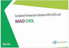 Nano Chol: Carbachol Intraocular solution USP 0.01% w/v