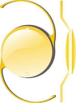 Yellow PMMA Intraocular Lenses